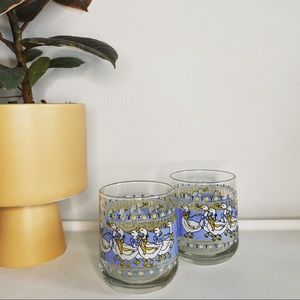 Vintage B&D Country Geese Glasses